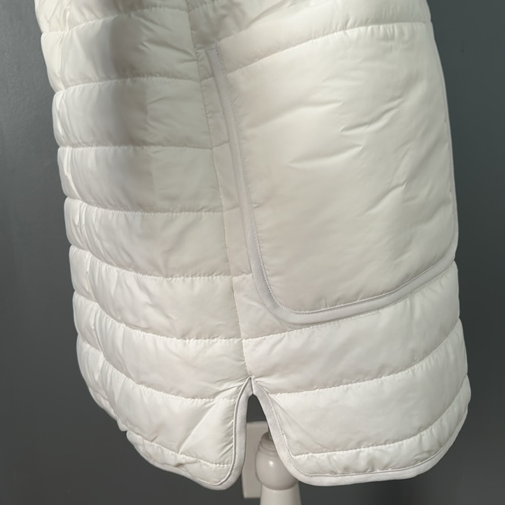 Sherpa Mixed Media Puffer Coat Size L - Picture 15 of 16